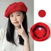 Circunferencia de Cabeza Grande Sombrero Nuevo Estilo Coreano de Verano para Mujeres Venta al por Mayor Sombrero de Pintor Tejido Fino con Banda Elástica Boina de Primavera y Verano
