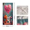 Suministro Exclusivo Transfronterizo de Temu Amazon Shein de Funda Decorativa de Puerta de Habitación Elástica de una Pieza, Fácil de Instalar, Cubierta de Puerta Estilo Día de San Valentín