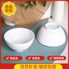 Tazón pequeño de melamina blanca, tazón para sopa, restaurante comercial, tazón redondo de plástico de porcelana de imitación, tazón para arroz, azucarero, venta al por mayor