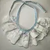 Toalla Saliva Mascota Transfronteriza, Babero Gato, Moño, Adorno de Encaje, Accesorios Perro, Bufanda, Venta al por Mayor Fabricante
