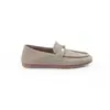 Mocasines ultra-suaves de piel de oveja para mujer, del mismo estilo que los de Mamá Uva, con hebilla estilo británico, zapatos casuales slip-on para mujer