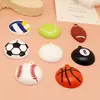 Acessórios para Joias DIY Liga Esmalte Pintado por Spray Pingentes Grandes Tipos de Bolas Esportivas Futebol Basquete Presentes Transfronteiriços