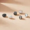 Prata s925, estilo vintage, contas de prata torcidas únicas, contas de lanterna, contas de abóbora, contas espaçadoras torcidas, contas para montagem DIY, acessórios de prata para artesanato
