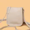 2025 Nova Bolsa Feminina de Couro Moda Nicho Bolsa para Celular Bolsa Transversal de Ombro de Alta Qualidade Carteira Barata Vendida