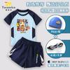 Maiô infantil Xinkemeng para meninos, roupa de banho com proteção solar de secagem rápida, novo Pikachu, treinamento profissional para crianças de médio e grande porte, 2025