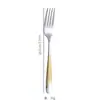 Faca garfo e colher de aço inoxidável estilo europeu para comida ocidental faca e garfo de diamante estrela para bife garfo de aço inoxidável para hotel colher de café