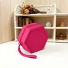 Bolsa de Almacenamiento Popular de Goma Transfronteriza, Color Sólido, Bolsa Pequeña Cuadrada Simple para Maquillaje, Directo del Fabricante, Se Puede Imprimir Logo a Color