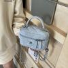 Bolsos de Mano de Alta Gama para Mujer 2024 Primavera y Verano Nuevo Acolchado Cadena Bandolera Bolso Pequeño de Un Hombro Bolso Cubo de Mano