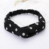 Faixa de Cabelo Pequena com Estampa Fresca Faixa de Cabelo Elástica Faixa de Cabelo Simples Moda Headwear Lavar o Rosto Maquiagem Faixa de Cabelo Esportiva