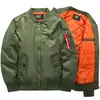 Jaqueta de Algodão Masculina Outono e Inverno Tamanho Grande para Gordo Esportiva Casual Gola Vertical Europeia e Americana Jaqueta Solta MA Aviador 6XL