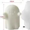 Shiyue Vela de Calabaza Fantasma de Halloween Vela de Aromaterapia para Interiores Portavelas de Calabaza Tridimensional para Bricolaje Larga Duración Sin Humo