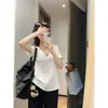 Algodón de Bambú Delgado Cuello en V Blanco Manga Corta Verano Casual Relajado Capa Interior Capa Base Estilo Coreano Top Camiseta
