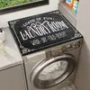 Tapete Protetor de Mesa para Máquina de Lavar Estilo Americano Levemente Luxuoso, Tapete Protetor de Bancada, Capa Protetora contra Poeira para Geladeira, Tapete de Sala de Estar Levemente Luxuoso