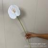 Tela adhesiva de impresión de mano de palma roja 3D pequeña flor artificial de fábrica al por mayor material de flor para decoración de bodas bodas hotel con flor