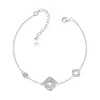 Montura de pulsera de plata de ley S925, diseño de incrustación de girasol redondo de 4 mm, montura de incrustación DIY, venta al por mayor de monturas de plata de moda transfronteriza