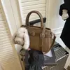 Bolso versátil de moda transfronterizo para mujer, nuevo de otoño 2026, bolso de hombro cruzado casual simple vintage