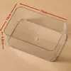 Caja Transparente Larga Extra Grande, Caja de Almacenamiento Rectangular Estrecha, 15 cm de Ancho, Hermética para Agua, Organizador de Cajones