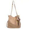 Bolso de Mujer Color Sólido Simple Textura Mate Bolso Tote Diseño Clásico Versátil Moda Gran Capacidad Cruzado Bolso Elegante