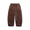 Pantalones Cargo Versátiles Casuales Nuevos de Primavera y Otoño Planetmusic con Bolsillos, Pantalones Cargo de Corte Holgado para Hombre Dg25261