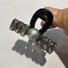Pinza Pequeña de Perla de Zirconia para Mujer 2026 Nuevo Estilo Pasador para Flequillo y Cabello Suelto Pinza de Princesa Estilo Coreano