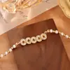 Pulsera de Perlas con Monedas de Cobre de los Cinco Emperadores de Moda Tendencia en Tiktok Lujo Ligero Elegante de Gama Alta Temperamento Estilo Coreano para Mujer