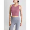 Dropshipping Primavera y Verano Nuevo Estilo Chaleco sin Mangas con Almohadillas en el Pecho, Crop Top Corto Ajustado, Ombligo al Descubierto, Adecuado para Usar en Capas o Solo