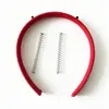Grande Quantidade, Excelente Preço, Arquinho de 1,5 cm Coberto com Tecido Acessórios de Cabelo DIY Arquinho com Mola Acessórios de Arquinho, Arquinho de Natal Coberto com Tecido