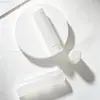 Tubo de Lápiz Labial Transparente 4.2g Tubo de Lápiz Labial Giratorio Brillo Tubo de Plástico PP Tubo Blanco para Brillo Labial Tubo Redondo para Protección Labial