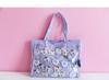 Nueva Bolsa de Muñeca de Lona de Estilo Japonés de una Cara para Pintar, Bolso de Hombro, Bolso de Axila, Peluche de Juguete Anime Bolsa Bidimensional