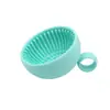 Limpiador de Brochas de Maquillaje de Silicona Suave Tazón Plegable para Limpiar Borlas de Polvo Almohadilla Limpiadora de Brochas para Sombra de Ojos Herramientas de Belleza Lavado Portátil
