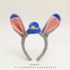 Faixa de Cabeça de Desempenho de Policial Coelho Zootopia Orelhas de Coelho Grampo de Cabelo de Desempenho Adereço de Cabeça para Foto de Parque de Diversões para Mulheres