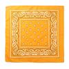 Comercio exterior transfronterizo Europa y Estados Unidos turbante de flor de melón al por mayor flor de anacardo en stock poliéster bandana Paisley Cuadrado