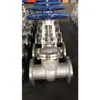 Válvula Gaveta Flangeada de Aço Inoxidável Z41W-10P/R 304/316L Haste Ascendente Vapor Óleo Térmico Alta Temperatura Válvula Gaveta dn100