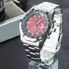 Moda novo relógio masculino estilo executivo pulseira de aço calendário relógio de quartzo uma geração de cabelo