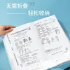 Bolsa Organizadora para Clips de Papel de Prova A3 com Compartimentos Múltiplos, Página Transparente Inserível, Livro de Dados, Porta-Provas, Material Escolar para Estudantes