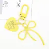 Aleación de color hueca lazo amor etiqueta llavero accesorios para joyería diy colgante de bolsa cadena para teléfono móvil