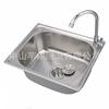 Fregadero de Acero Inoxidable de un Solo Tazón Lavabo para Verduras Cocina Integrado Engrosado Extensible Modelo de Ingeniería Decoración de Lujo Venta al por Mayor