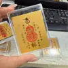 Pegatina para Teléfono de Oro Puro 999 de 26 Años, Mismo Estilo que Shuibei Shenzhen, La Fortuna Llega con el Tiempo, Pegatina Adhesiva, Estilo Retro
