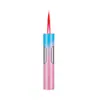 Encendedor de Lipstick Compacto de Color Degradado, Encendedor Creativo Compacto Cilíndrico a Prueba de Viento de Llama Roja con Carcasa de Aleación de Zinc