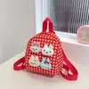 Mini mochila infantil super fofa de coelhinho, mochila casual de viagem leve e estilosa de desenho animado, de alto valor