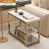 Mesa lateral, mesinha de centro, armário lateral de sofá, mesa de chá móvel, mesinha, prateleira de armazenamento, armário lateral estreito, mesa de chá para lazer na varanda