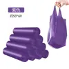 Bolsas de Basura Engrosadas con Asas, Tamaño Grande, Uso Doméstico, Material Nuevo, Perforadas, Bolsas de Basura Desechables, Artículos de Primera Necesidad, Venta al por Mayor desde el Fabricante