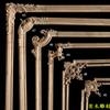 Calcomanía de Flor Tallada en Madera Maciza Estilo Europeo Francés Ángulo Flor Panel de Pared Fondo Pared Puerta de Gabinete Decoración de Muebles Cableado Piezas de Flores de Madera