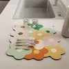 Esterilla para Fregadero de Cocina Aislamiento Térmico para Encimera Esterilla Anti-quemaduras Estilo Ins Esterilla Antideslizante para el Hogar para Mesa de Comedor Esterilla Absorbente de Diatomeas Sin Lavado