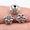 10X9X6.6Mm 2.1g Prata Antiga Borboleta Dupla Face Perfurada Contas Pingente DIY Liga Acessórios
