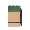 Cuaderno de Tapa Dura Espiral Papel Kraft Ecológico A6 Regalo para Oficina de Negocios Logo Personalizado