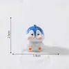 Micro-Paisaje Creativo Lindo Papá Noel Pingüino Paisajismo Nieve Decoraciones Decorativas DIY Mini Adornos de Escritorio