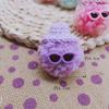 Lindo creativo colorido pompón Elfo bola de polvo hecho a mano muñeco de peluche llavero colgante pareja adornos para bolsa