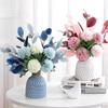 Flores Artificiales de Alta Gama Transfronterizas, Flores Falsas, Flores de Seda, Decoraciones para Sala de Estar, Flores de Mesa, Jarrones Decorativos, Ramos, Decoraciones Florales de Lujo Accesible
