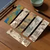 30 peças de marcadores de página de papel estilo chinês clássico com paisagens antigas de Jiangnan, poesia, pinturas famosas e pequenos cartões para anotações e leitura